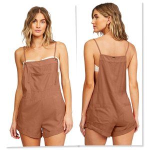 NWT Billabong Wild Pursuit Overall Shorts